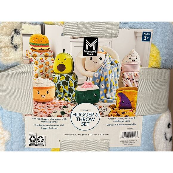 Member's Mark Kids Hugger & Throw Blanket Set 50in x 60in - Picture 7 of 7